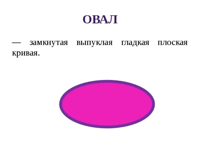 Овал и эллипс в чем различие. Овал. Овал это в математике. Геометрические фигуры овал. Замкнутая овал.