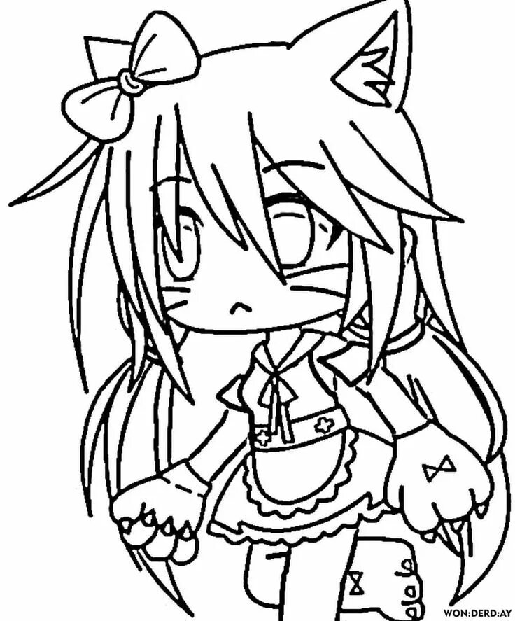 Gacha Life Coloring Pages - Coloring Pages For Kids And Adults Angel coloring pa