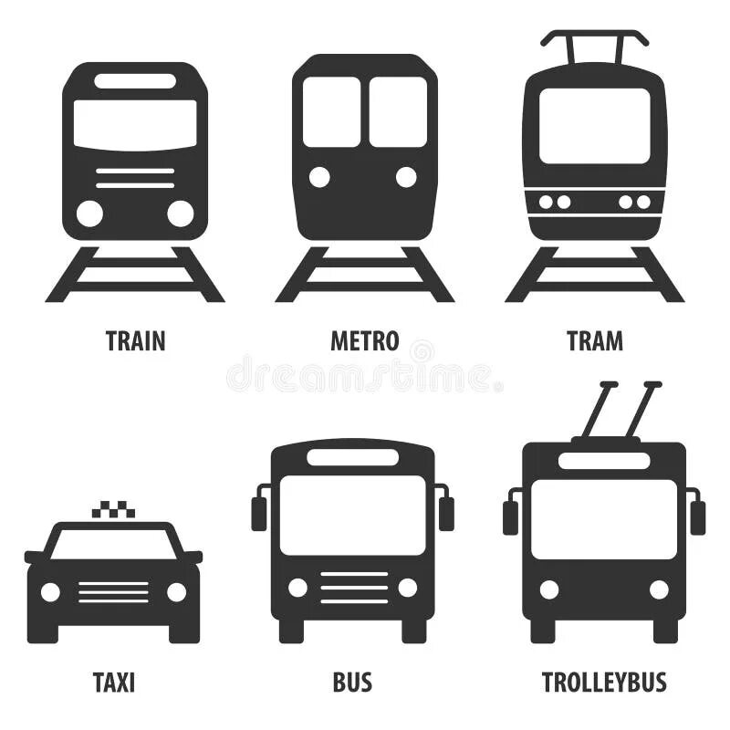 Общественный транспорт пиктограмма. Значок общественного транспорта. Иконка городской транспорт. Иконки трамвай троллейбус автобус.