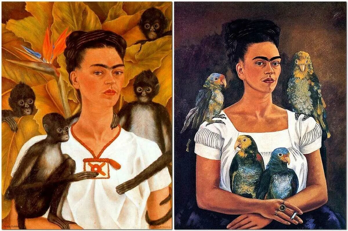 Всю жизнь здоровье фриды было слабым. Фрида кало я и мои попугаи. фрида с попугаями автопортрет фриды кало. автопортрет фриды кало олень. фрида кало олененок.