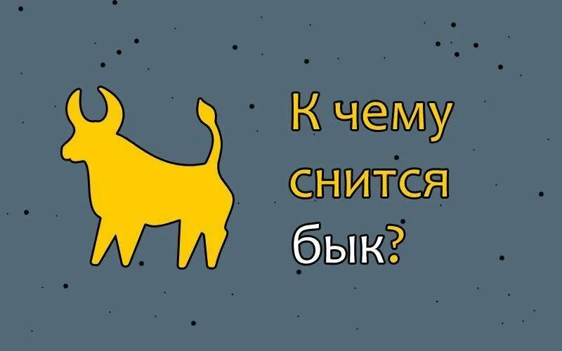 К чему снится бык. Сонник к чему снится бык. сонник бык к чему снится женщине.