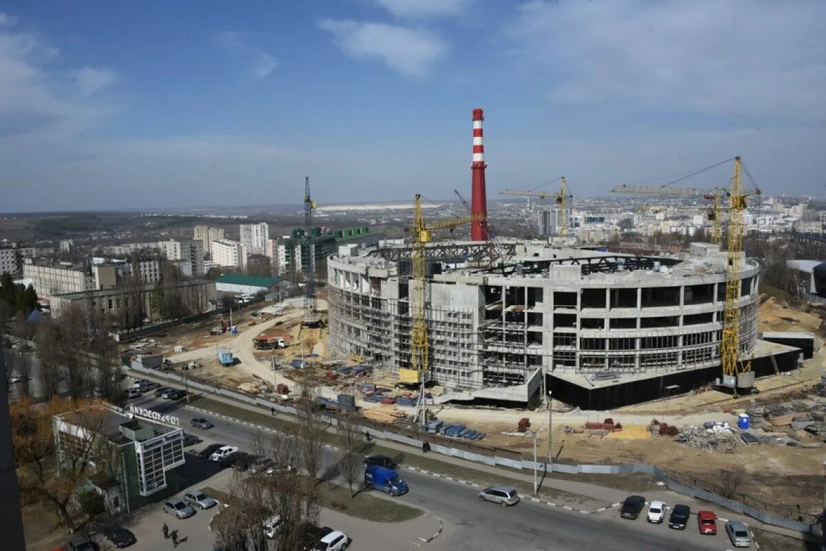 Строительство в городе белгород. Белгород Арена. Стройка Белгород. Строящиеся объекты в Белгороде. Белгород стройка в центре.