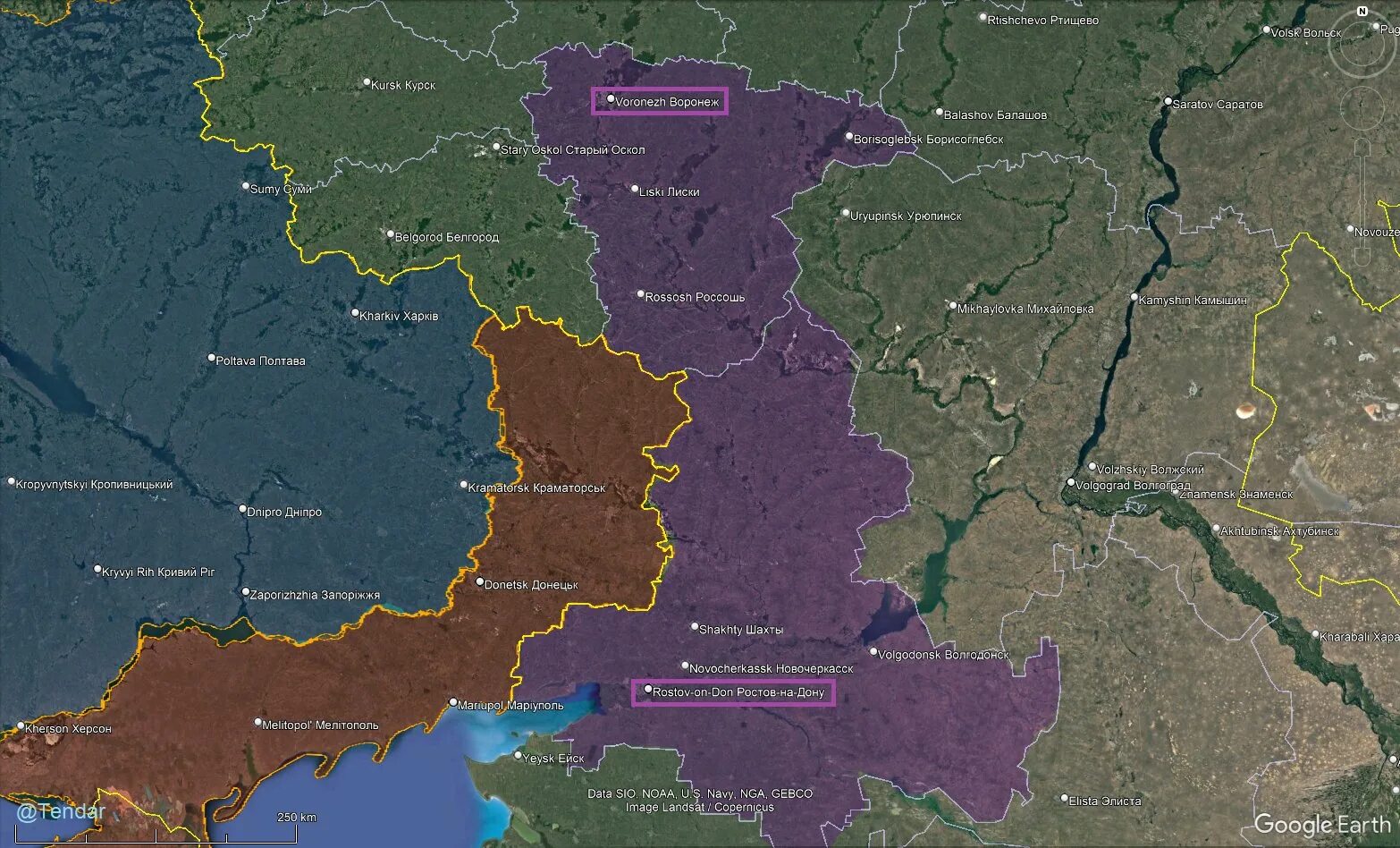 Карта областей. Территории подконтрольные России. Карта оккупированных территорий. Ростовская область граница с Украиной.