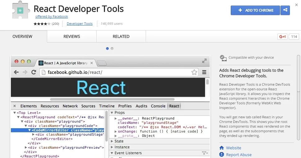 React developer remote. Storybook приложение. React developer tools. React developer tools. Dev tools для панели разработчика.