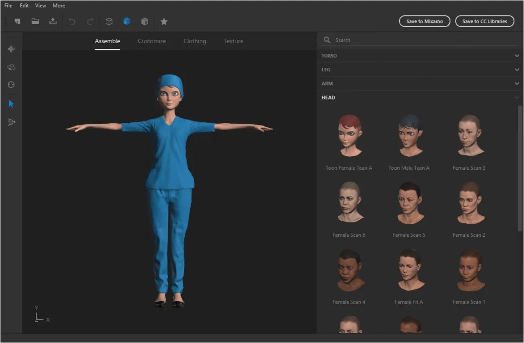 Mixamo rigging