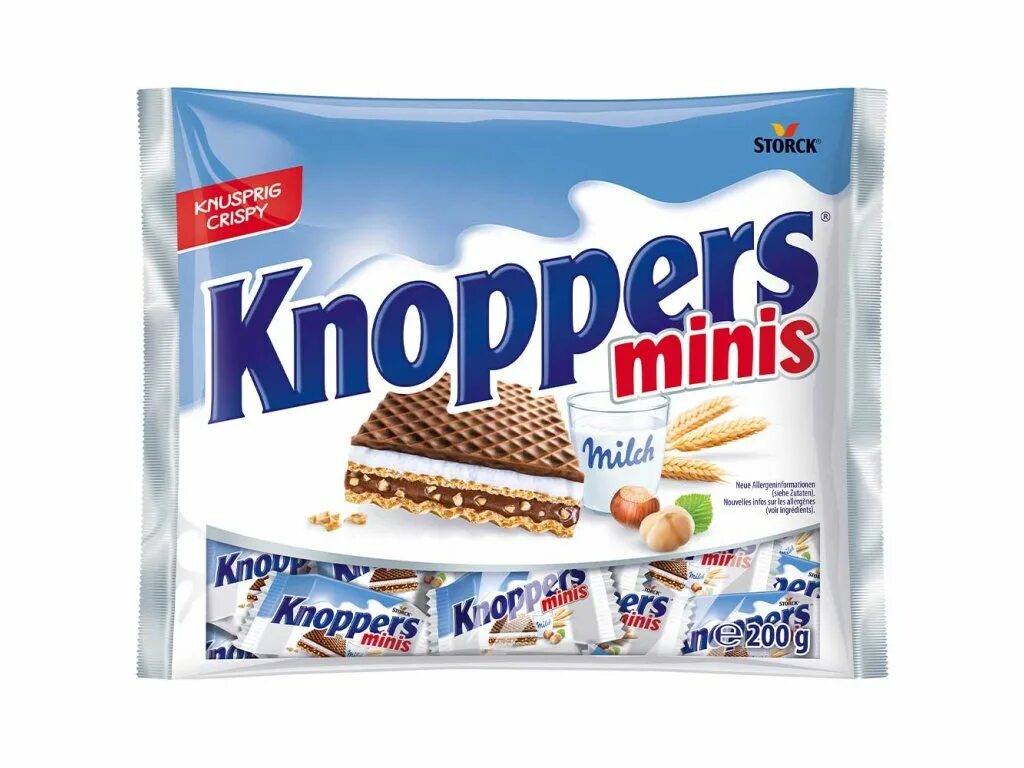 Storck knoppers. Knoppers вафли. Knoppers Mini. Storck knoppers knusprig Crispy.