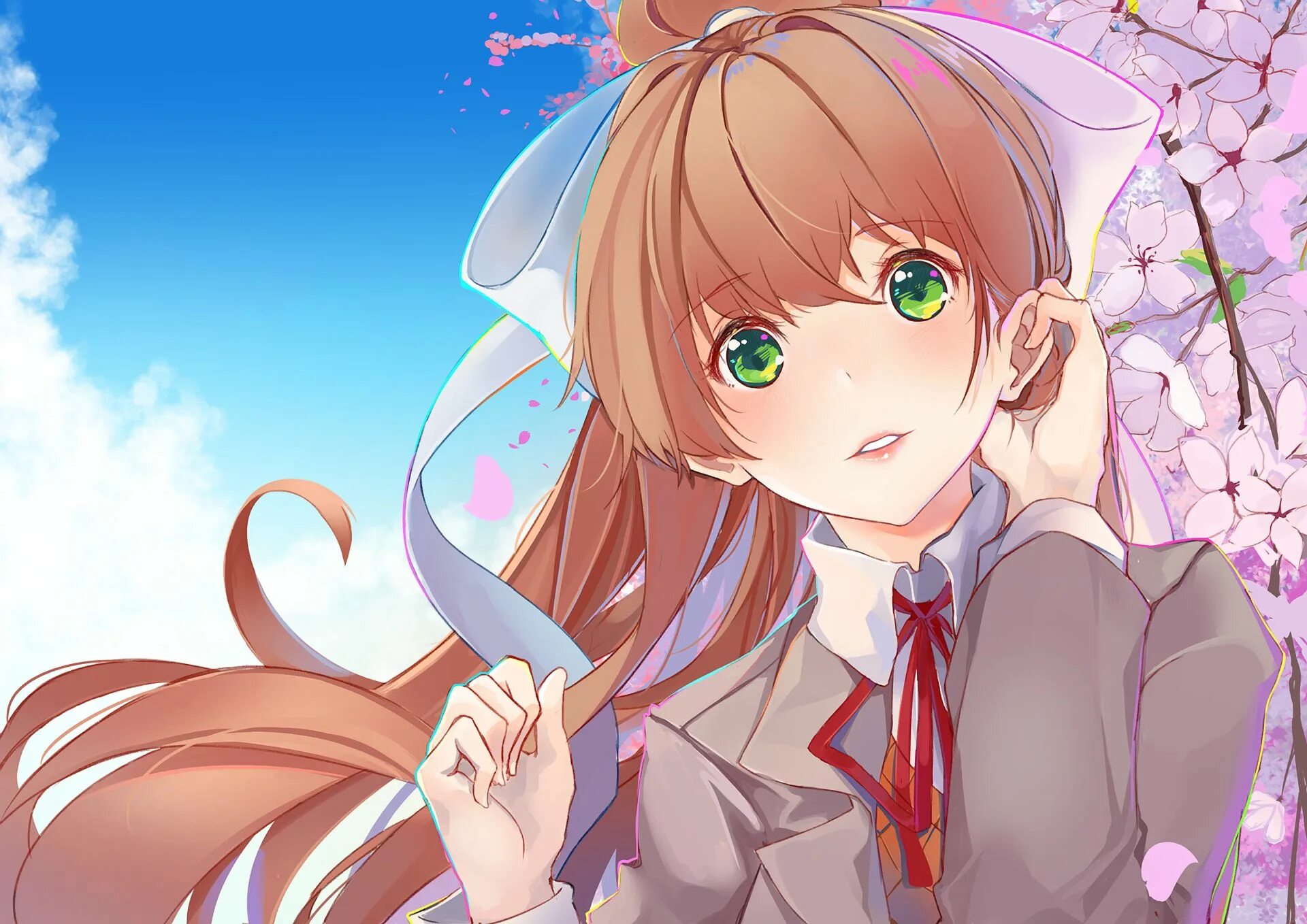 Доки боки. Моника ddlc. моника доки доки. doki doki literature club моника. моника тян.