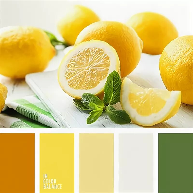 Цветовая гамма зеленый желтый IN COLOR BALANCE Подбор цвета Page 151 Зеленая цветовая палитра, Зеленая палитра