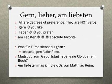 Ich gerne