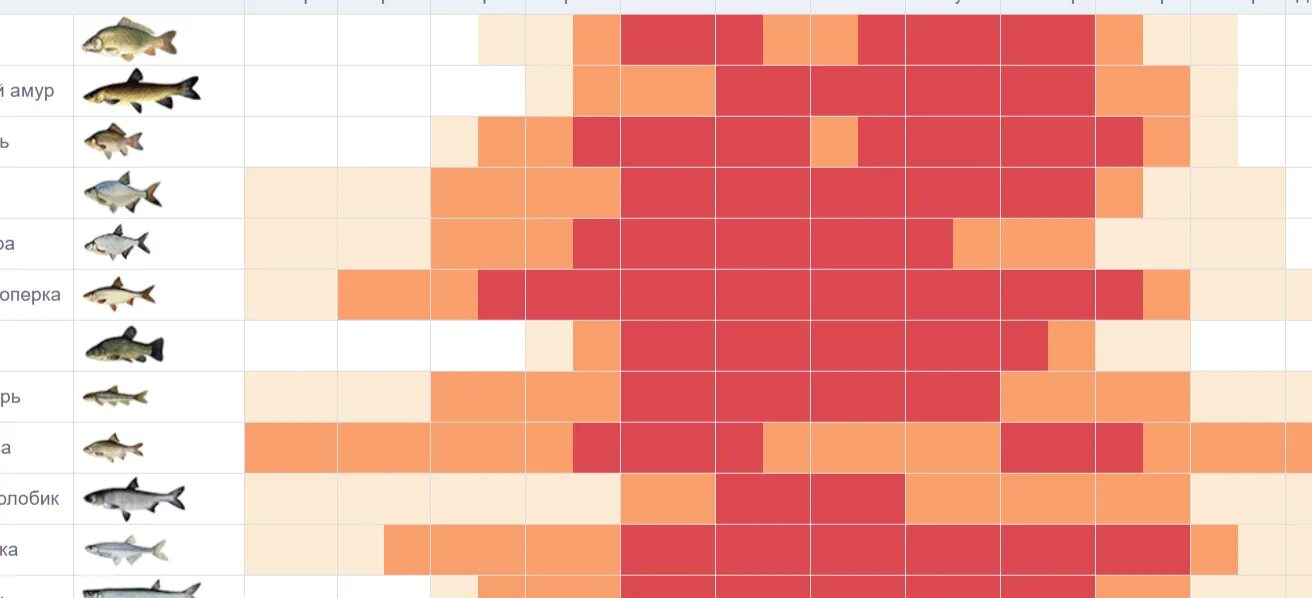 Таблица активности клёва рыбы. Календарь клева хищной рыбы 2022. Таблица клева рыбы по месяцам на 2022 год. Таблицы клёва мирной рыбы. Клев в архангельской области