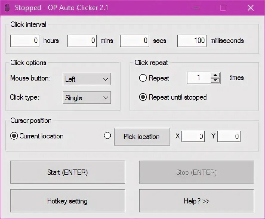 Clicker type web checklinkurl