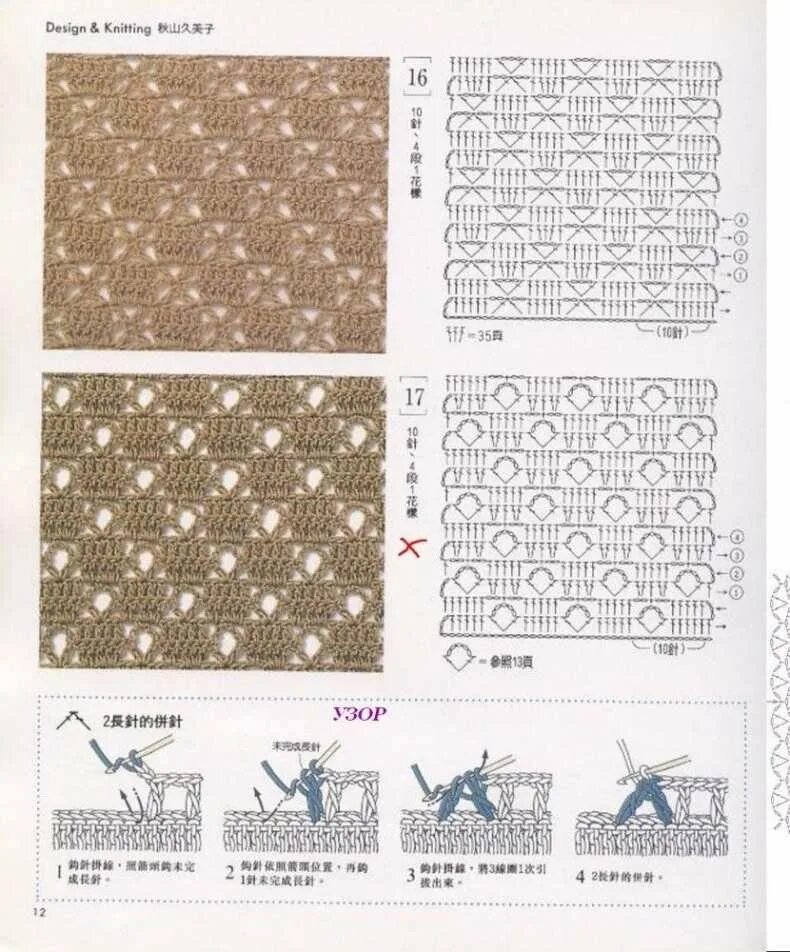Вязание крючком красиво для начинающих. Вязка крючком узоры и схемы для начинающих. Узоры крючком со схемами. Вязание крючком схемы узоров. Рисунок крючком схемы.