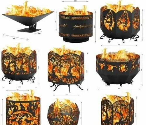 Костровая чаша чертеж скачать Костровая чаша AL-F Standart качественный очаг, купить с доставкой по России