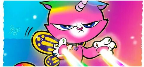 Unikitty vs rainbow butterfly unicorn kitty