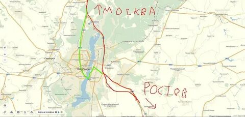 Гостиницы трассы м4 на карте