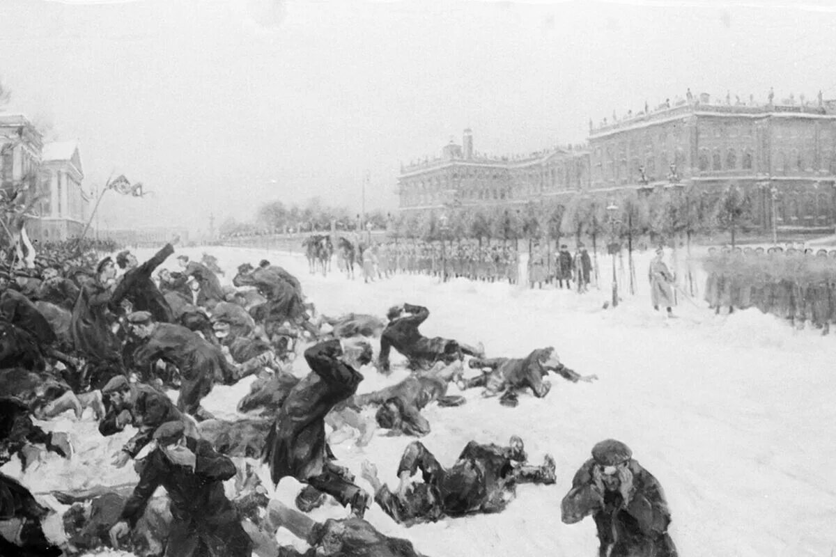 Б кровавое воскресенье. Кровавое воскресенье 1905. Кровавое воскресенье 9 января 1905 года. «Кровавое воскресенье», Войцех Коссак, 1905 год. Картина кровавое воскресенье 1905 года.