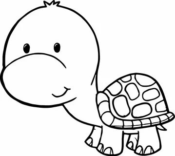 Cartoon Turtle Coloring Pages