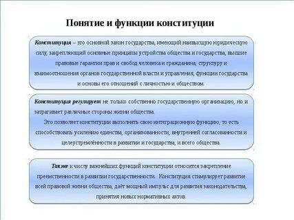 Основная функция постановления