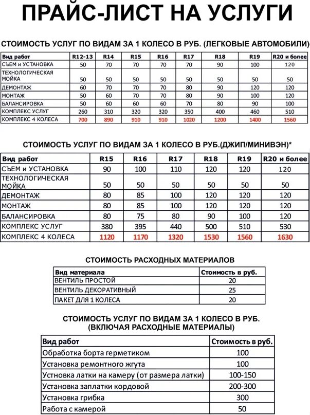 Шиномонтаж расценки. Расценки на шиномонтажные работы. Прейскурант шиномонтажа. Прейскурант на мойку авто. Расценки на ремонт автомобилей