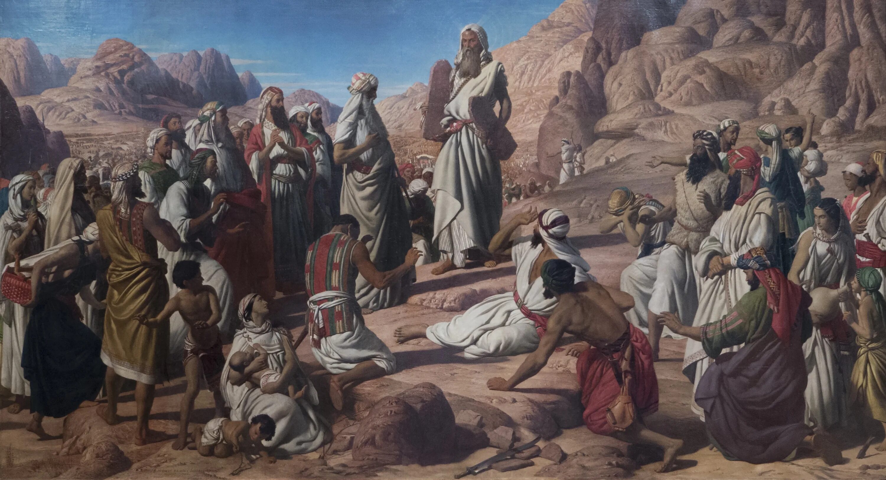 Картины исход израильтян Египта. Скитание евреев по пустыне