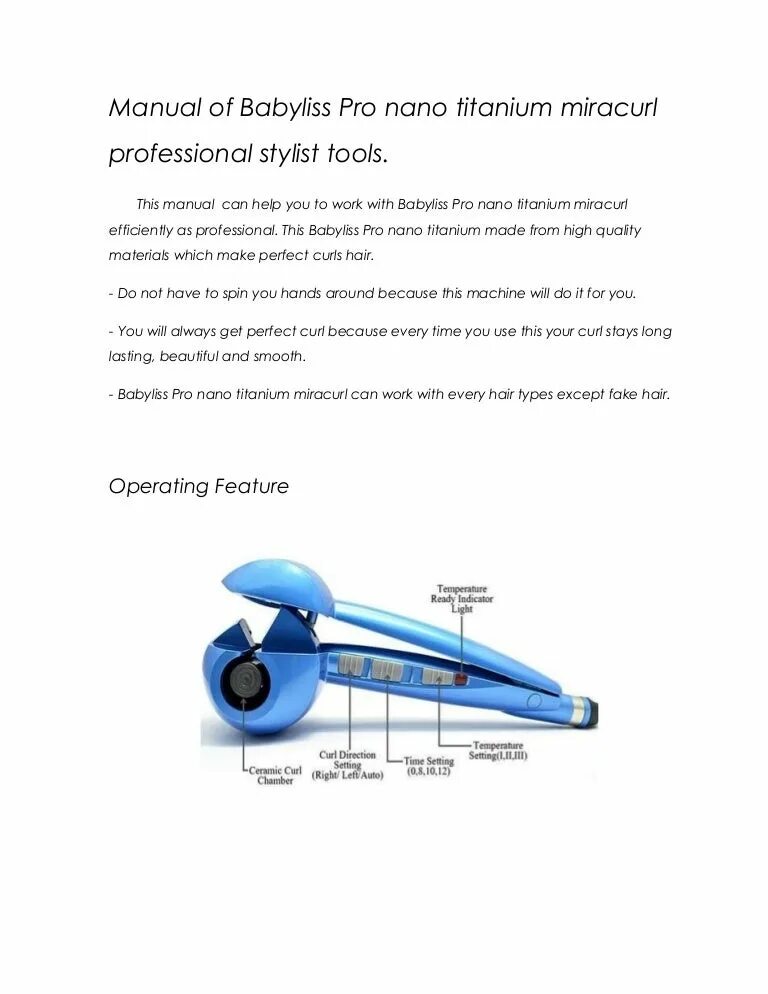 Curl на русском. Плойка BABYLISS Pro Stylist Tools. BABYLISS Nano инструкция. BABYLISS Pro Type b13 ref 2620 схема. BABYLISS Pro инструкция.