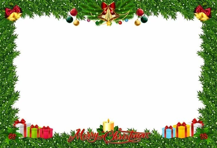 Новогодняя рамка для графика Cute Transparent Christmas Photo Frame Christmas photo frame, Christmas photos,