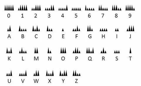 Morse font