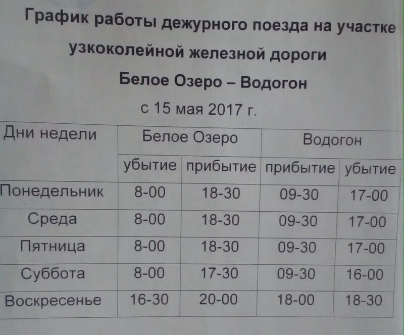 Расписание котельники озера. Расписание Водогон белое озеро. Расписание поезда Водогон белое озеро. Расписание белое озеро Северодвинск. Расписание поезда Северодвинск белое озеро.