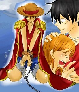 One piece luffy nami