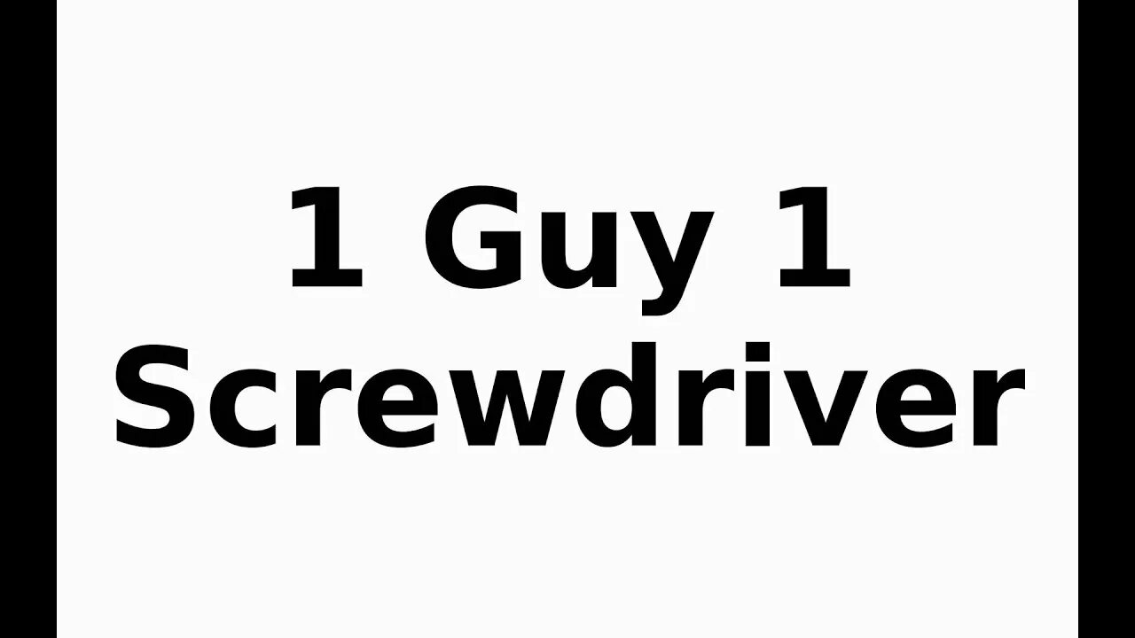 1 man 1 der. 1 man 1 der