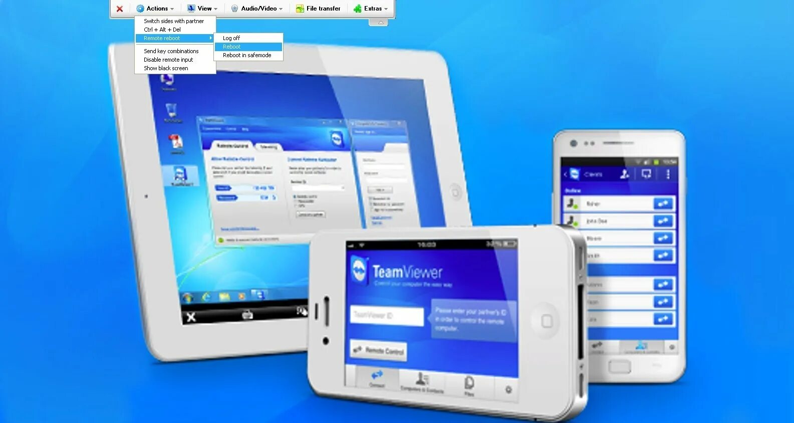 Управляем компьютером с андроида. Teamviewer. удаленное управление компьютером. teamviewer картинка. удаленное управление пк.
