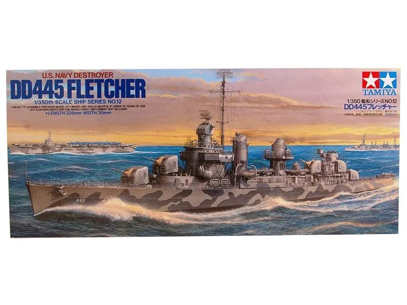 Tamiya Fletcher 1/350. USS Fletcher DD-445. Модель эсминца Флетчер 1/350. Модель dd445 Fletcher 1/350 дно.