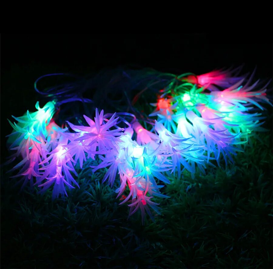 гирлянда шишечки цветные 5 м 40 ламп. гирлянда европейская. 4 гирлянды. электрогирлянда интерьерная нить edelman светодиодная 900 ламп, 3 м. 4 гирлянды.