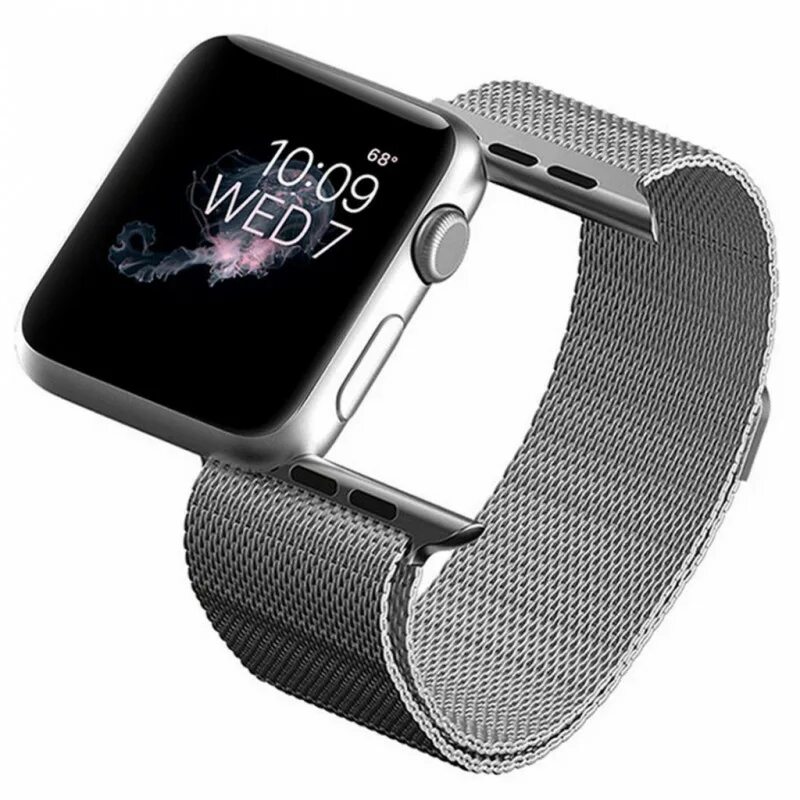 Ремешки для Apple IWATCH 3 42mm. Эппл вотч с металлическим ремешком. Mokka ремешок Milanese loop для Apple watch 38/40mm. Ремешок на Эппл вотч 6. Смарт часы для айфона купить