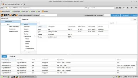 Proxmox backup