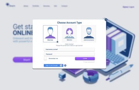 Choose account