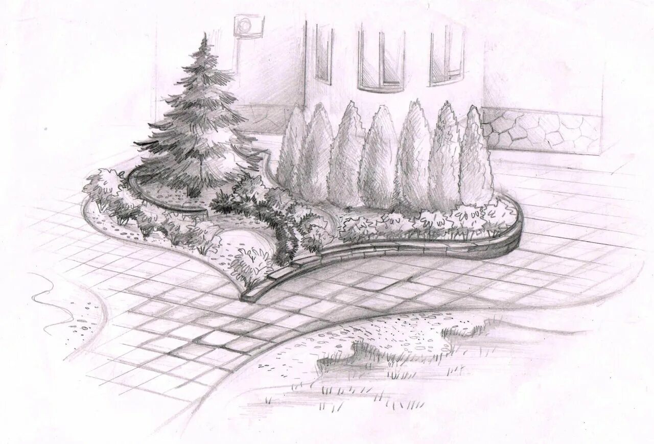 Ландшафт участка рисование. Дизайн и архитектура моего сада. Набросок сада. Эскиз ландшафта. Эскиз приусадебного участка.