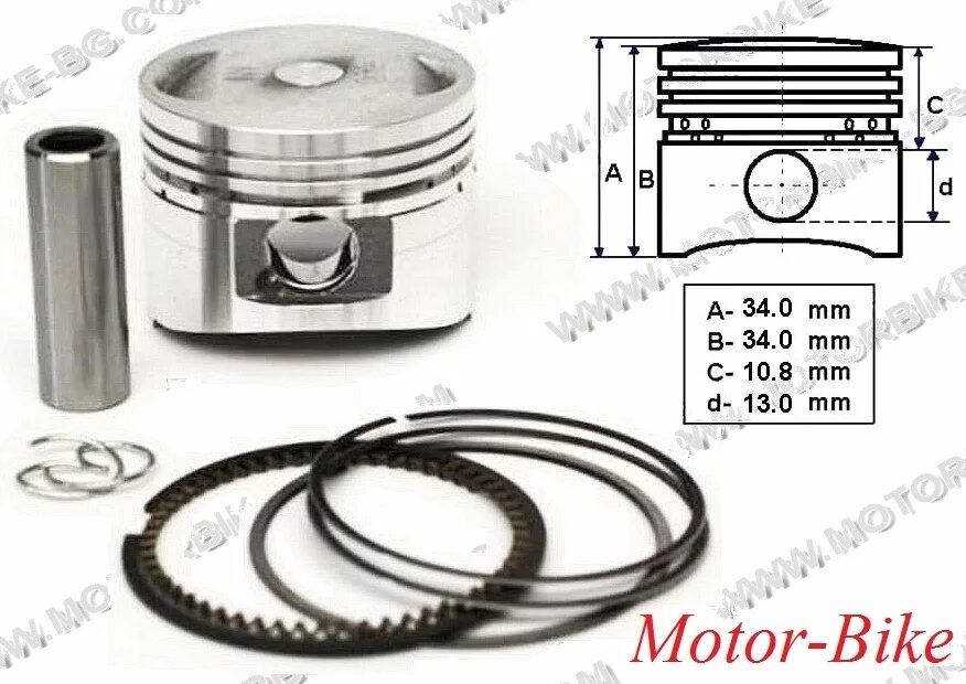 Поршневая 4т скутер. Параметры поршневых колец скутер 80 кубов. Поршневая скутера Kymco. Толщина поршневых колец скутер 80 кубов. Размеры поршня и колец скутера.