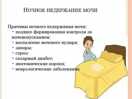 Почему человек описался ночью