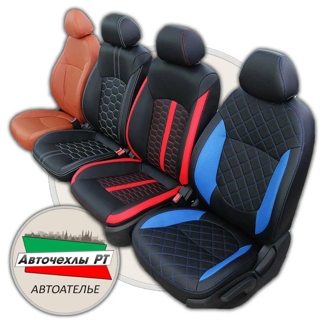 чехлы казань. автоателье стерлитамак. чехлы казань. цехлы из эко кожи сини черные. пошив авточехлов в казани на аделя кутуя.