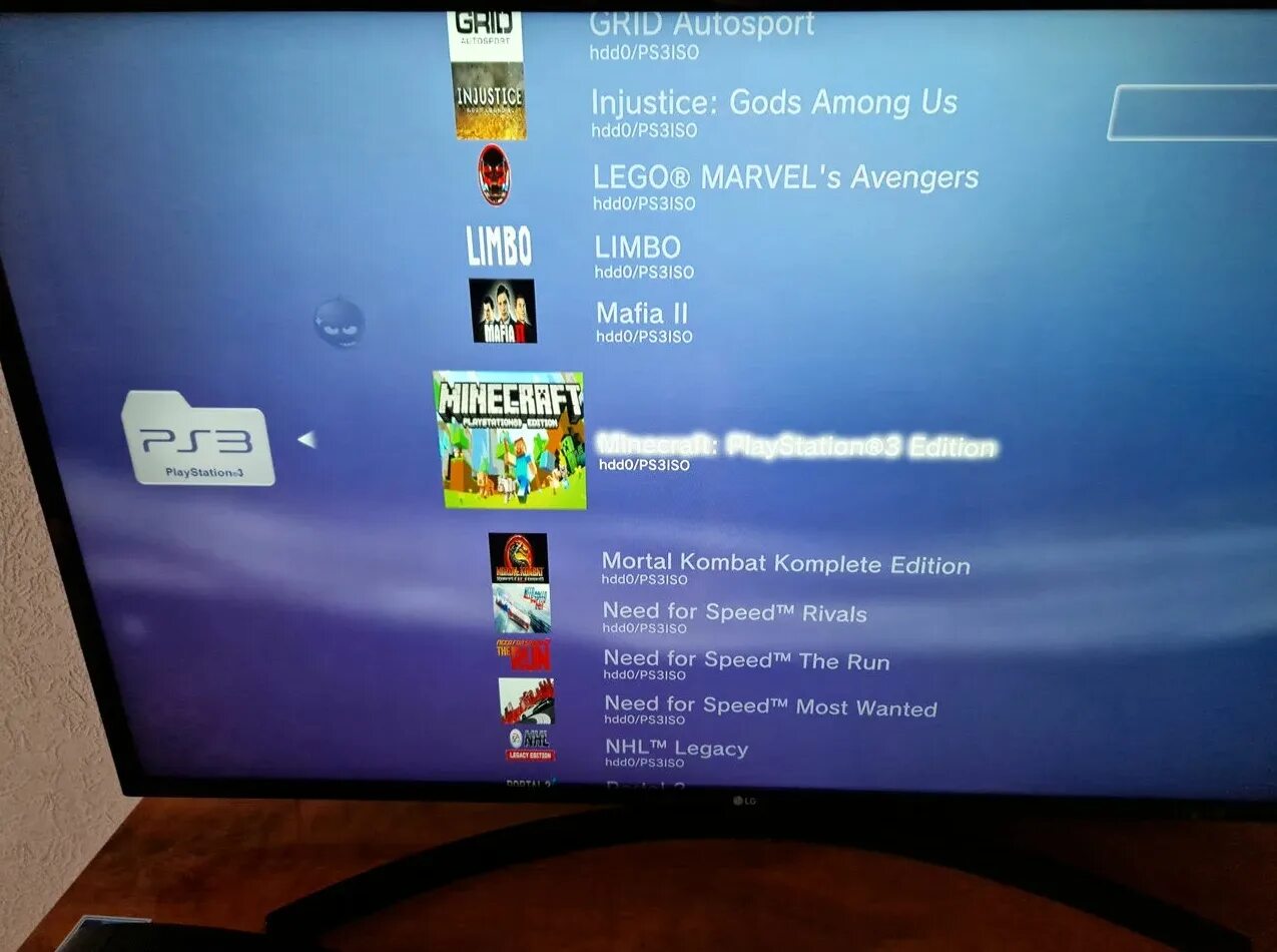 Как удалить игру с прошитой ps3