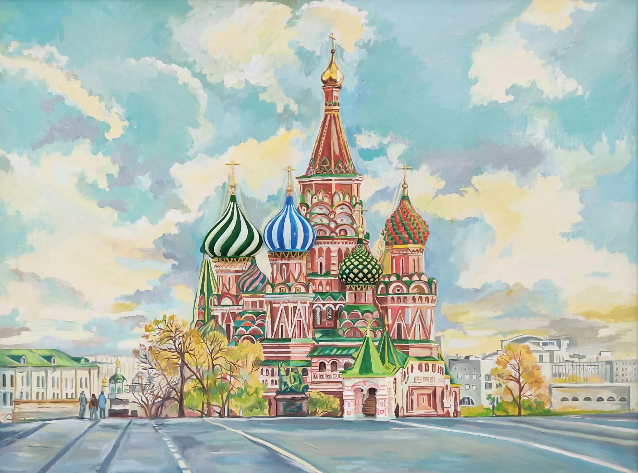 Как нарисовать храм василия блаженного. Как нарисовать храм василия блаженного