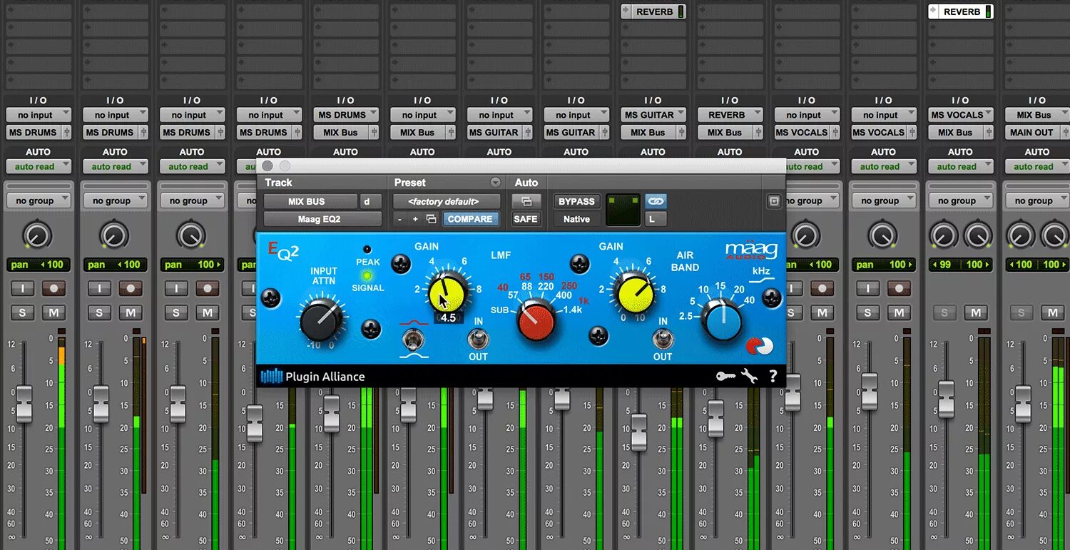 Hypnotic data reverb