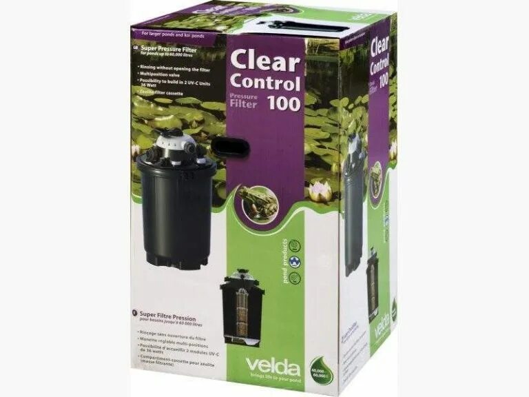 Clear control. Фильтр напорный для водоемов клеар контроль 100 se. Фильтр Прудовый Clear Control. Velda Clear Control 75. Фильтр Clear Control 75.