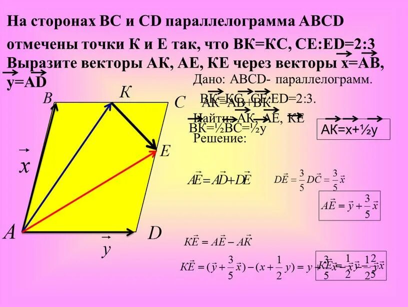 Сторона вс параллелограмма авсд. Параллелограмм. задачи по геометрии. построение параллелограмма. параллелограмм задачи.