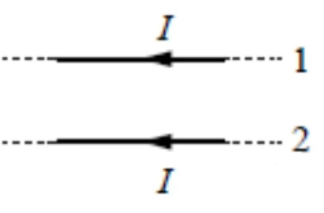 Сила Ампера, действующая на проводник направлена .... Как направлена сила Ампера действующая на проводник 1. Сила действующая на второй проводник со стороны первого направлена. Как направлена сила Ампера действующая на проводник 1 со стороны 2.