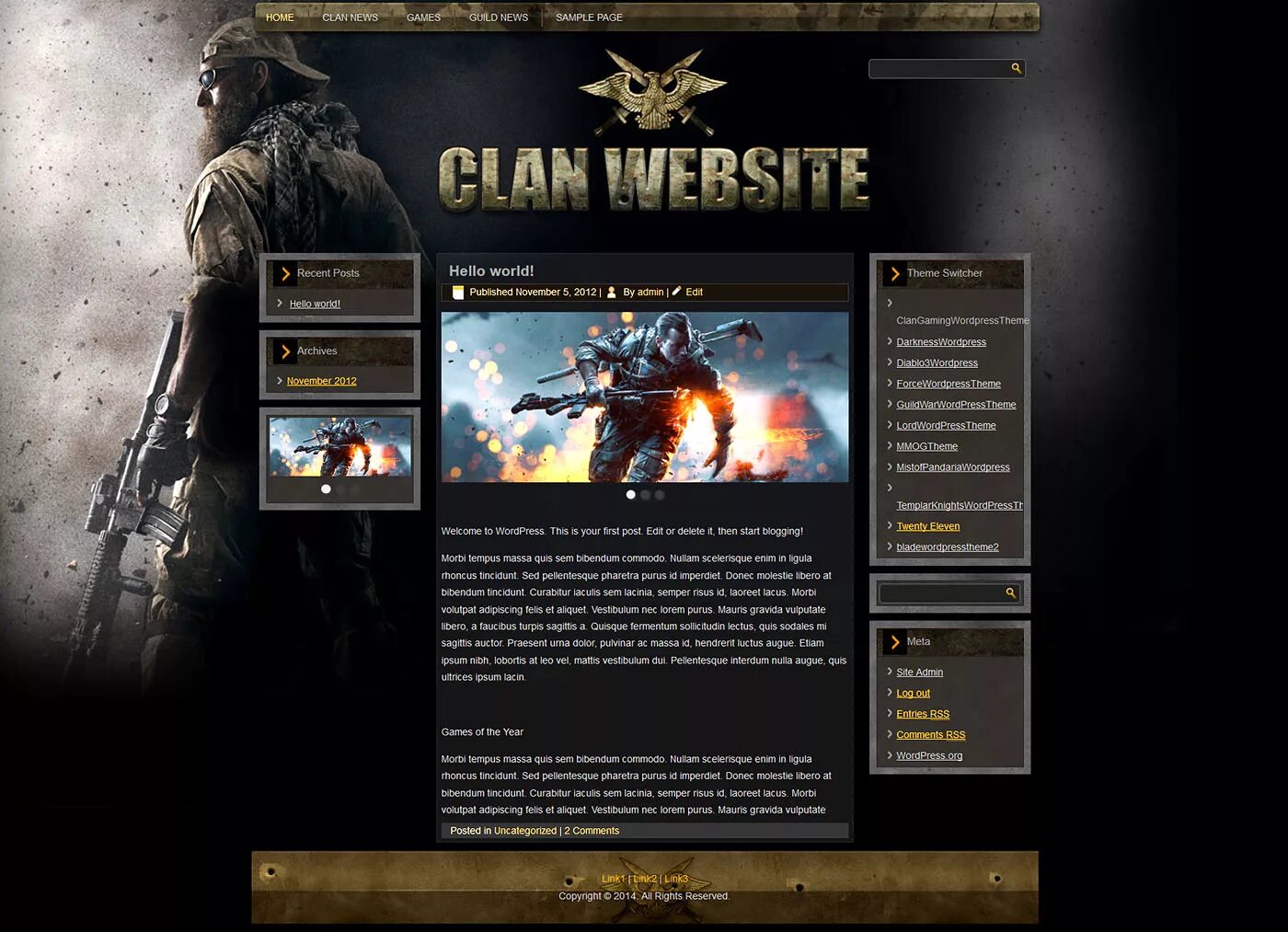 Game оф сайт. Gaming Theme. Game website Template. Клан хоум.