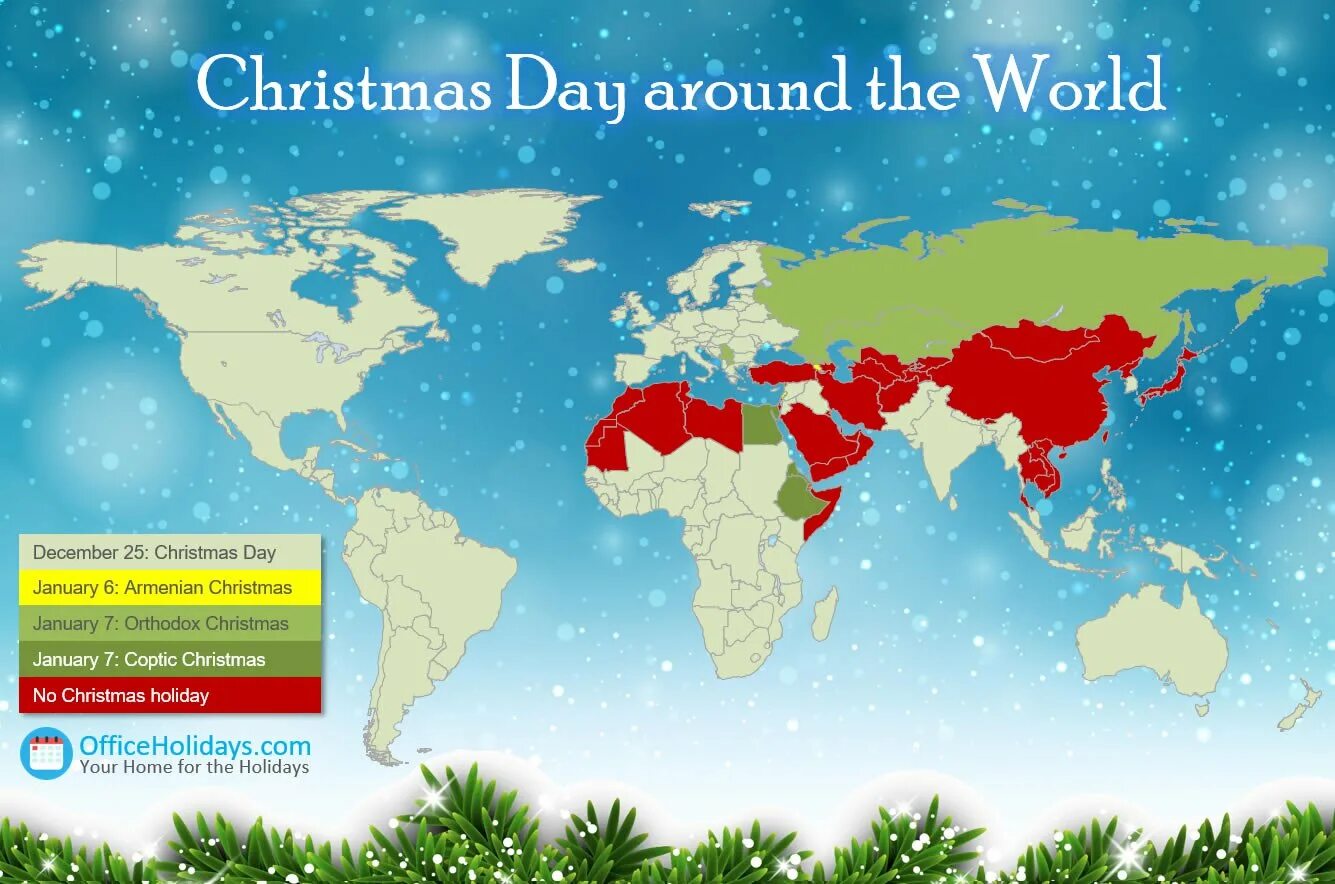 In many countries around the. Карта где празднуют новый год. Карта где празднуют Рождество. Карта празднования Рождества. Рождество в мире карта.