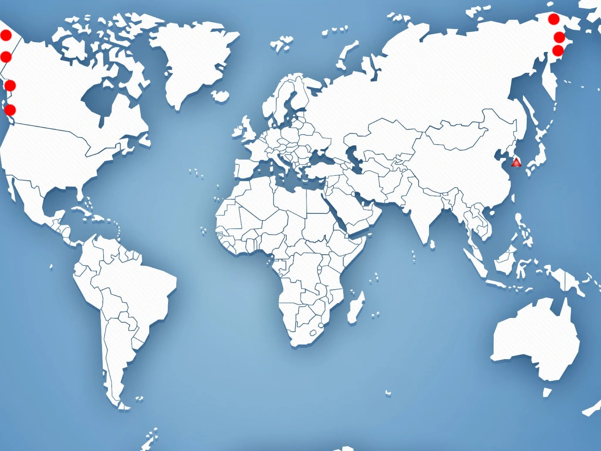 Карта всемирных стран