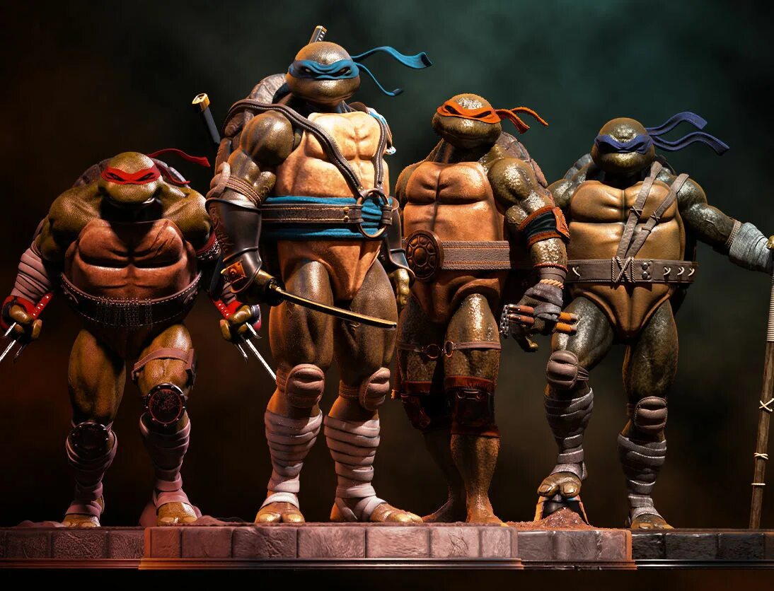 Покажи 3 д модель черепашек. Леонардо 2018 3d модель TMNT Rise. Tutles teenage Mutant. Фигурка Микеланджело из Покров мутантов. Tmnt collection